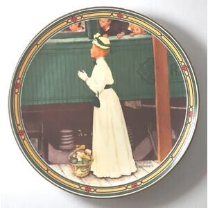 1985 - 1987 Norman Rockwell's American Dream Collectors Plate Set of 8